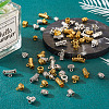 100Pcs 20 Style Tibetan Style Alloy Tube Bails TIBEB-TA0001-27-7