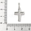 Brass Pave Natural White Shell Pendants KK-S522-01C-P-3