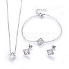 304 Stainless Steel Jewelry Sets SJEW-H137-25P-1
