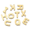 304 Stainless Steel Letter Charms STAS-P141-6