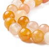 Natural Topaz Jade Bead Strands G-K153-B22-6mm-3