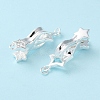 925 Sterling Silver Fold Over Clasps STER-D005-10S-3