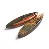 Natural Picasso Jasper Pendants G-G827-01D-3