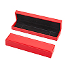 Rectangle PU Leather Necklace  Storage Boxes with Velvet Inside CON-WH0094-31D-02-8