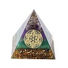 Orgonite Pyramid Resin Energy Generators DJEW-D013-04B-1