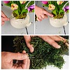200Pcs 2 Style Galvanized Iron M-Shape pins TOOL-GA0001-54-6