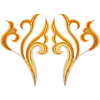 2Pcs Cloud Clothing Computerized Embroidery Cloth Iron on/Sew on Patches DIY-GF0012-97A-1