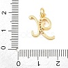 Brass Micro Pave Clear Cubic Zirconia Pendants CU-CBA7939-01X-G-3