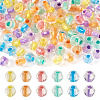 2Bags 200Pcs Transparent Glass Beads GLAA-TA0003-44H-1