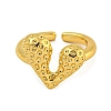 Brass Cuff Rings for Women RJEW-E294-06G-02-2