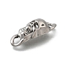 304 Stainless Steel Connector Charms STAS-M119-06A-AS-2