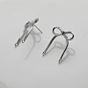 Brass Stud Earring Finding LS-KK-U061-14B-P-3