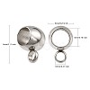 Tarnish Resistant 304 Stainless Steel Tube Bails STAS-M005-02-3