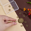 10Pcs Brass Linking Rings KK-PH0014-32AG-3