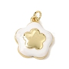 Brass Enamel Pendants KK-CBA960E-08B-G-1