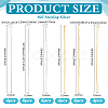 30Pcs 6 Styles 925 Sterling Silver Pins Sets STER-PH0003-58-2