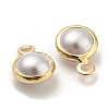 ABS Plastic Imitation Pearl Charms FIND-C039-02B-2