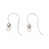 Transparent Resin Earring Hooks RESI-G050-01P-1