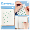 Round Dot PVC Decorative Stickers DIY-WH0423-008-4
