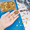 Unicraftale 200Pcs Tibetan Style Alloy Glue-on Flat Pad Bails KK-UN0001-48-3