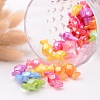 Plating Acrylic Beads X-PPDL021Y-3