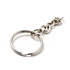 Alloy Keychain Ring Clasps PALLOY-P286-01-3