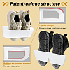 6Pcss Plastic Slipper Racks for Bathroom ODIS-WH0030-331B-3