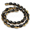 Electroplate Glass Beads Strands X-EGLA-G037-03A-HP07-2