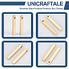 8Pcs 304 Stainless Steel Polished Pendant STAS-UN0055-98-5