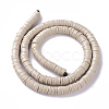 Handmade Polymer Clay Beads X-CLAY-R067-6.0mm-02-2