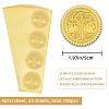 Self Adhesive Gold Foil Embossed Stickers DIY-WH0211-114-2