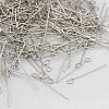 Tarnish Resistant 201 Stainless Steel Eye Pin STAS-N017-01-0.6x40mm-2