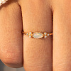 Alloy Rhinestone Plain Band Rings PW-WG1313D-06-2