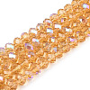 Electroplate Glass Beads Strands EGLA-A044-T6mm-L23-1