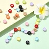 40Pcs 10 Colors Alloy Enamel Beads FIND-CJ0004-68-5