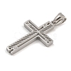 304 Stainless Steel Pendants STAS-D110-20AS-2