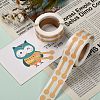 Self-Adhesive Kraft Paper Gift Tag Stickers DIY-G021-02-5