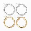 304 Stainless Steel Hoop Earrings EJEW-H344-02-1