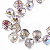 Transparent Glass Beads Strands GLAA-T006-14B-3