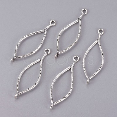 Tibetan Style Oval Links connectors TIBEP-A10954-AS-LF-1