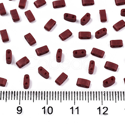 2-Hole Glass Seed Beads X-SEED-S031-M-SH1002F-1