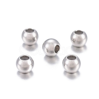 201 Stainless Steel Beads X-STAS-P238-02P-03-1