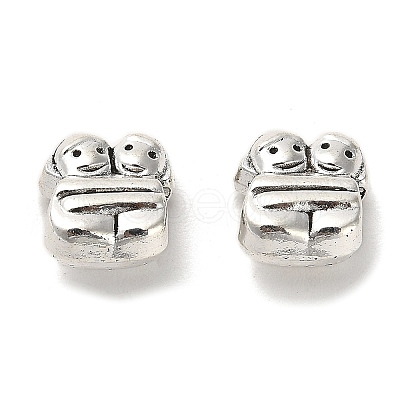 Tibetan Style Alloy European Beads PALLOY-K019-03E-AS-1