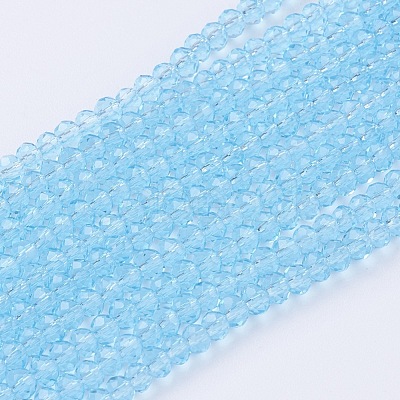 Glass Beads Strands GLAA-G045-B07-1