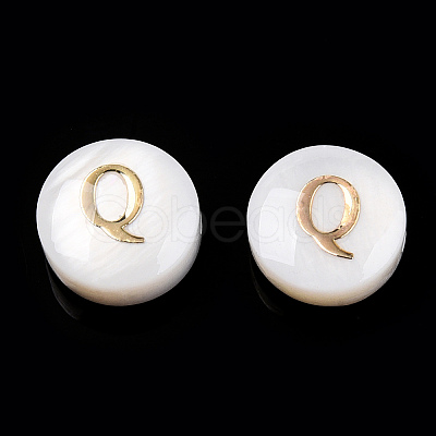 Natural Freshwater Shell Beads SHEL-N036-01Q-1