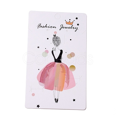 Paper Jewelry Display Cards for Necklace CDIS-F005-13-1