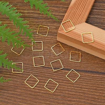 Square Brass Linking Rings EC03010mm-G-1