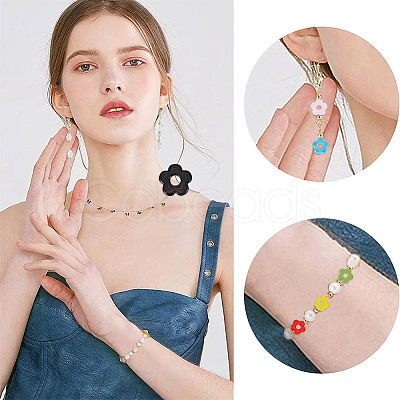 20Pcs Handmade Lampwork European Beads LAMP-GO0001-09-1