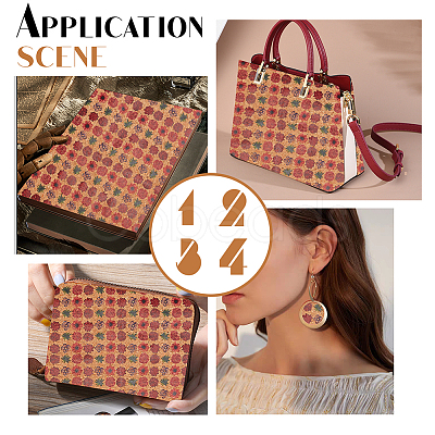 Embossed PU Imitation Leather Fabric DIY-WH0043-95B-1