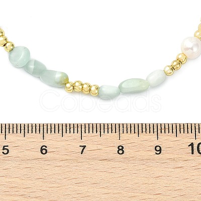 Natural Glass Tumbled Stone NJEW-JN06287-1